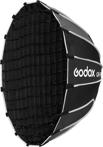Godox QR-P60T 23.6" 60cm Quick Release Parabolic Softbox for Godox SL60II SL150III SL300III AD400PRO AD600BM SZ300R VL300 Other Bowen Mount Studio Flash Speedlite in Saudi Arabia