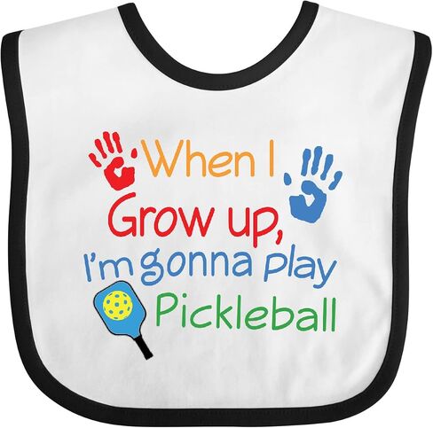 inktastic Future Pickleball Player Baby Bib in Saudi Arabia