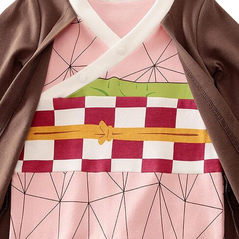 Newborn Clothes Baby Boy Girl Long Sleeve Jumpsuit Cosplay Anime Printed Suitstoddler Cute Romper in Saudi Arabia