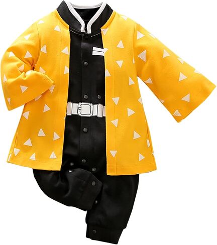 Newborn Clothes Baby Boy Girl Long Sleeve Jumpsuit Cosplay Anime Printed Suitstoddler Cute Romper in Saudi Arabia