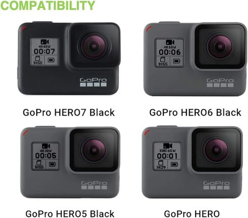 حافظة بطارية ممتدة لمدة 10-9 ساعات متوافقة مع ملحقات GoPro Hero 11,10 و9 السوداء لكاميرا GoPro Hero السوداء مقاومة للماء (33 قدمًا تحت الماء)، مقاومة للغبار، من 0F إلى 110F in Saudi Arabia