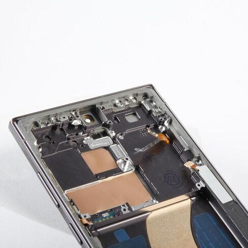 لهاتف Samsung Galaxy S23 Ultra 5G S918 6.78 بوصة OLED LCD + إطار أسود فانتوم (وليس OEM 6.8 بوصة) شاشة LCD بديلة تعمل باللمس مجموعة محول رقمي S918B S918U S918W S918U1 in Saudi Arabia