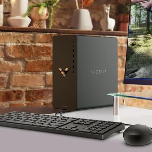 سطح المكتب HP Victus Gaming Tower، AMD Ryzen 5 5600G (Beat i5-12400)، AMD Radeon RX 6400، ذاكرة وصول عشوائي 64 جيجابايت، 2 تيرابايت SSD، واي فاي، RJ-45، HDMI، منفذ عرض، Windows 11 Home، لوحة مفاتيح وماوس سلكي، أسود in Saudi Arabia