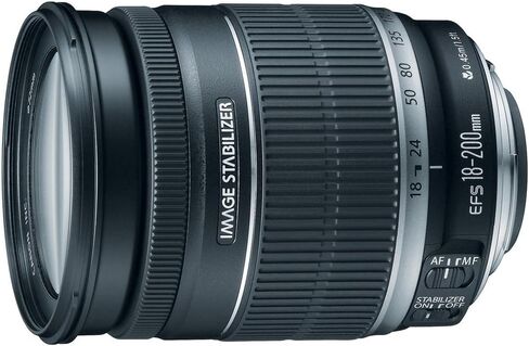 عدسة كانون مستعملة 18-200 ملم F3.5-5.6 IS EF-S in Saudi Arabia