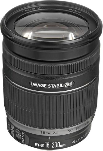 عدسة كانون مستعملة 18-200 ملم F3.5-5.6 IS EF-S in Saudi Arabia