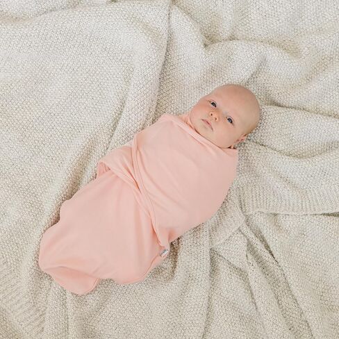 Cotton Swaddle Wrap, 100% Knitted Organic Cotton, Easy Adjustable Newborn Velcro Swaddle for Boys & Girls, Improves Sleep & Calms Startle Response, 0-3 Months, Pack of 3 (Nordic Edition 1) in Saudi Arabia