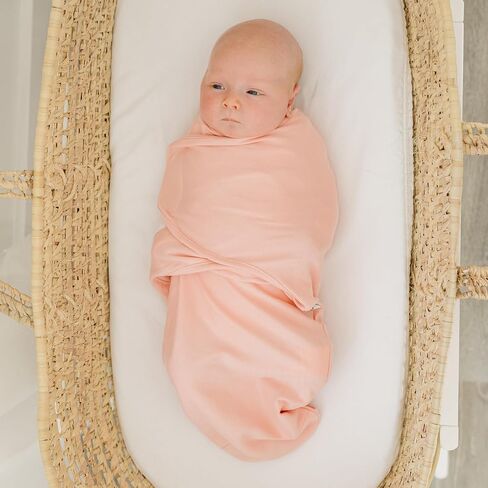 Cotton Swaddle Wrap, 100% Knitted Organic Cotton, Easy Adjustable Newborn Velcro Swaddle for Boys & Girls, Improves Sleep & Calms Startle Response, 0-3 Months, Pack of 3 (Nordic Edition 1) in Saudi Arabia