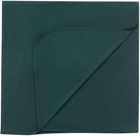 Newborn Baby Swaddle Blanket Set with Baby Knotted Gown, Mittens, Hat - Bamboo Viscose Receiving Blanket Bundle (Army Green) in Saudi Arabia