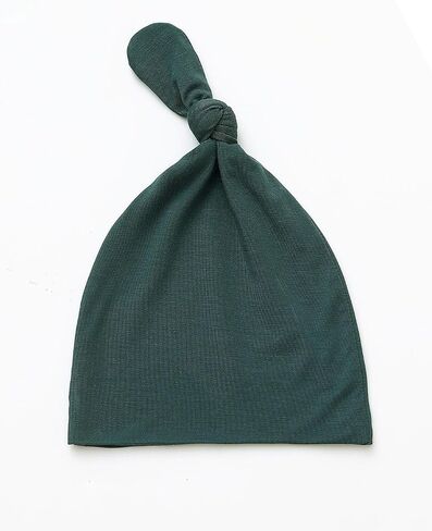 Newborn Baby Swaddle Blanket Set with Baby Knotted Gown, Mittens, Hat - Bamboo Viscose Receiving Blanket Bundle (Army Green) in Saudi Arabia