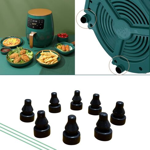 Holiket Replaceable Rubber Feet for Slow Cookers, Prevent Scratches, Marks, and Damages,Slow Cooker Insert Accessories (8 Packs) in Saudi Arabia