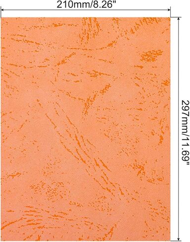 PATIKIL 12Mil Paper Binding Presentation Covers for A4 and Letter Size(8.5x11Inches) Paper, 100Pcs 180gsm Textured Bookbinding Paper for Business and Report, Silver Grey in Kuwait