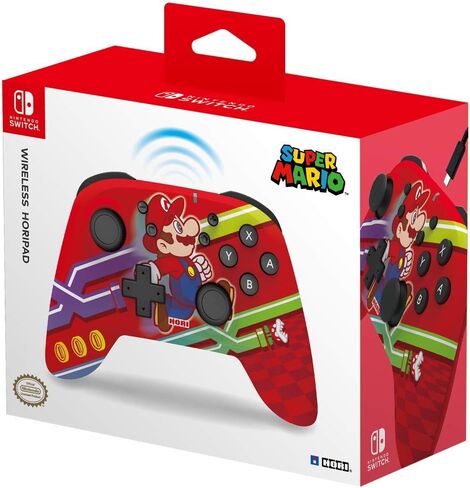 Hori Nintendo Switch Wireless HORIPAD (Super Mario) - Officially Licensed By Nintendo - Nintendo Switch (Renewed) in Saudi Arabia