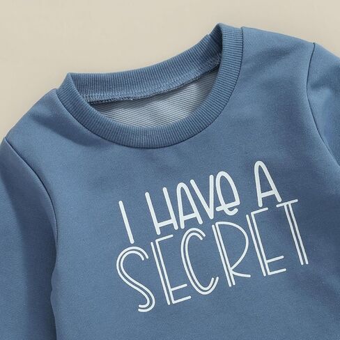 طقم سويت شيرت من النوع الثقيل للأخ الأكبر للأطفال الصغار، لدي بلوفر سري وسروال، مجموعة ملابس خريفية in Kuwait