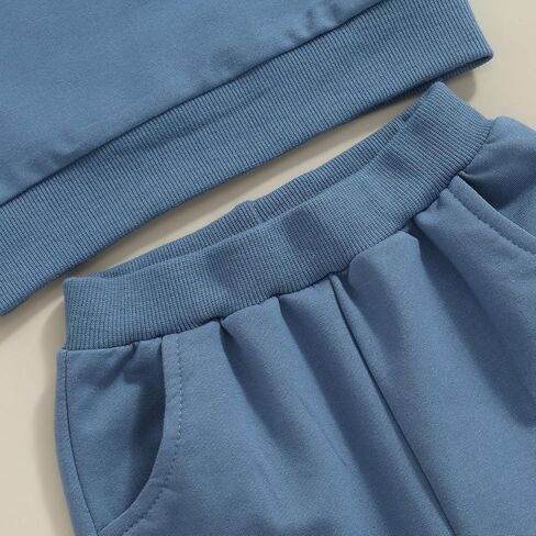 طقم سويت شيرت من النوع الثقيل للأخ الأكبر للأطفال الصغار، لدي بلوفر سري وسروال، مجموعة ملابس خريفية in Kuwait