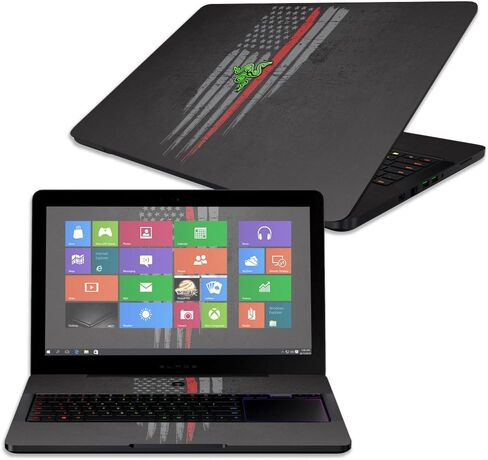 MightySkins Skin Compatible with Razer Blade Pro 17" - Fun Guns | Protective, Durable, and Unique Vinyl Decal wrap Cover | Easy to Apply, Remove, and Change Styles | Made in The USA in Saudi Arabia