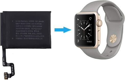 بطارية بديلة A2059 لساعة Apple Watch Series 4 مقاس 44 ملم in Kuwait
