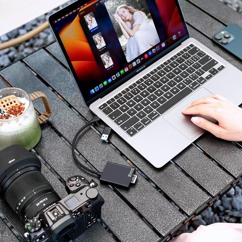 قارئ بطاقات JJC CFexpress من النوع A مع USB 3.2 (الجيل 2) بسرعة 10 جيجابت في الثانية، ومحول USB C/USB A 2 في 1 من النوع B CFexpress، متوافق مع Wins/Mac OS/Linux/Android (فقط لبطاقة CFexpress Type A) in Kuwait