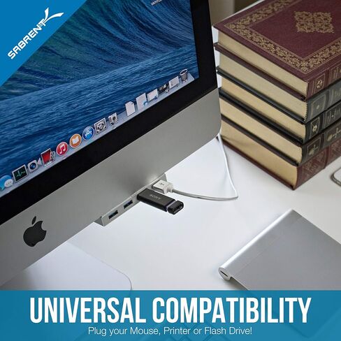 SABRENT 4-Port USB 3.0 Hub for iMac Slim Uni-Body (HB-IMCU) in Saudi Arabia
