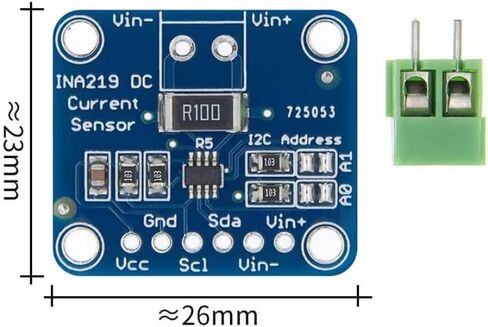 4 PCS INA219 I2C Bi-Directional DC Current Power Supply Sensor Breakout Module Compatible with Arduino Raspberry Pi in Kuwait