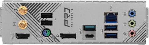 ASRock B760M Pro RS/D4 Motherboard, Compatible with Intel 12th and 13th Generation CPU (LGA1700), B760 Chipset, DDR4 Micro ATX Motherboard in Saudi Arabia