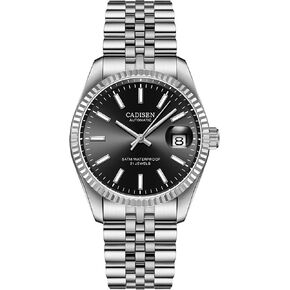 CADISEN 38MM Men's Automatic Mechanical Watch Luxury AR Sapphire Glass Water Resistant Stainless Steel MIYOTA 8215 Reloj Hombre in Saudi Arabia