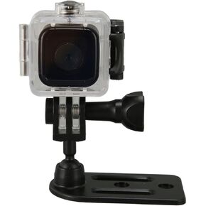 Mini Action Camera, HD 1080P Infrared Night Vision Portable Sports Camera 30m Waterproof Underwater Video DV Camera with Motion Detection and 90min Recording Time for Outdoor