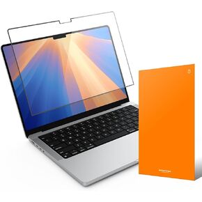 GhostView Premium Air-ttach Ultra Thin Clear Screen Protector, Protect Against Keyboard Imprint, Fingerprint, Smudge and Scratch, Non-Magnetic, Compatible with MacBook Air 15" 2023 2024 with M2/M3, A2941 A3114