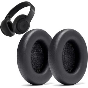 Replacement Ear Pad Cushions for Beats Studio PRO 2023 Noise Cancelling Headphone Cushions Upgraded PU Leather Memory Foam Ear Pads