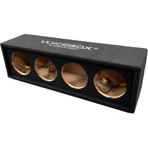MENACE AUDIO VOICEBOX® Empty 4-Hole Enclosure for 6.5" / 2" Drivers