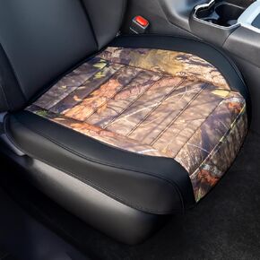 Mossy Oak Camo Truck Bench Seat Cover Fits All Full-Size Silverado F-150 Ram Sierra Titan Tundra Pickup Trucks; Folding Bench or Standard Bench Seats; 600D Oxford Fabric with Faux Leather