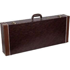 Crossrock Rectangular Wooden Case fits F-Style Mandolin-Vintage Brown (CRW620MFBR-R)