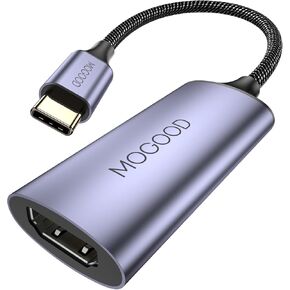 USB C to HDMI Adapter, [4K@60Hz, Thunderbolt 3/4] High Speed USB Type-C to HDMI Adapter for iPhone 15 Series, MacBook Pro/Air, iPad Pro, iMac, XPS, Surface Book and Laptop