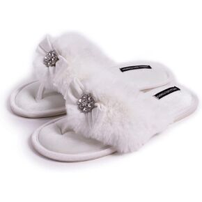 London Womens Toe Post Amelie - Cream