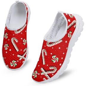 KEIAHUAN Running Shoes Womens Lightweight Athletic Running Shoes Breathable Casual Mesh Flats Sneakers