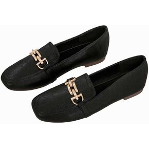 baobeijiadao Womens Loafers Slip On Penny Loafers Low Heel Comfortable Flats Shoes for Women Work Office