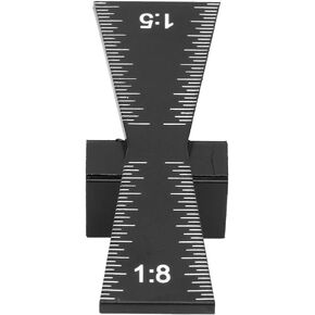 Dovetail Marking Gauge, Aluminum Alloy Dovetail Jig Precise Wood Dovetail Tools, Dovetail Marker with 1:5, 1:8 Slopes for Both Softwood or Hardwood Applications