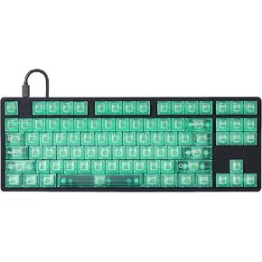 DROP + MiTo Keysterine Transparent ABS Keycap Set R2 - Smoke - 60%, 65%, 75%, TKL, WKL, 1800, 96-Key, Full-Size and More Cherry MX Style Keyboard Compatibility