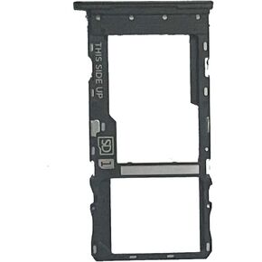2X Sim Card Holder Slot Micro SD Tray Module Replacement Compatible with Motorola Moto G 5G 2022 (Black)