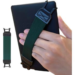 Security Hand-Strap for 6-8" Kindle eReaders Fire Tablet - Kindle/Kobo/Voyaga/Lenovo/Sony Kindle E-Book Tablet, High-Elasticity Versatile Hand Strap Lightweight Finger Grip Holder,Blue