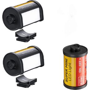 2 Pack TTARTISAN Magnetic LED Light, Rechargeable Mini LED Camera Light 3000K/4500K/6000K CRI95+ for Photography, Super Mini, Magnetic Mount with 0-180 Degrees Adjustment, Lanyard Hole