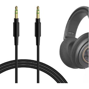 Geekria Audio Cable Compatible with Philips SHP9500, SHP6000, FidelioL3, A4216, Jabra Move Style Edition, Elite 85h Headphones Cable, 1/8" (3.5mm) to 3.5mm Aux Replacement Stereo Cord (4 ft/1.2 m)