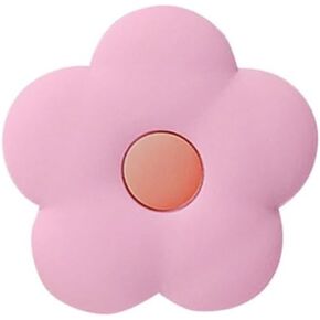 Pink Daisy Flower Phone Grip Holder, Collapsible Expandable Silicone Phone Grip, Cute 2D Phone Back Holder Grip, Cell Phone Grip for Smartphone Tablet Cell Phone Accessories Grip, Cell Phone Grips