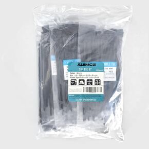 Zip Ties 12 Inch(300mm), Black Cable Ties(700 Pack),100% Nylon PA66, 50lbs Tensile Strength, Width 0.19 Inch, Heavy Duty UV Resistant Nylon Tie Wraps for for Indoor and Outdoor Use