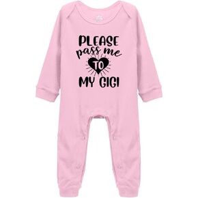 Please Pass Me To My GIGI Baby Long Sleeve Bodysuit