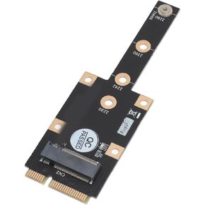 M.2 NGFF NVME SSD Adapter Mini PCIE to M.2 M Key Converter for 2230 2242 2260 2280 SSD, Plug and Play, Simple Installation
