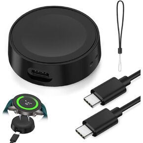 New Watch Charger for Galaxy 3 4 5 Pro 6 Classic, Split and Detachable, with USB C to USB C Cable 3.3ft, Compatible with Galaxy Smart Watch 3 4 5 Pro 6 Classic Active1 2 in Kuwait