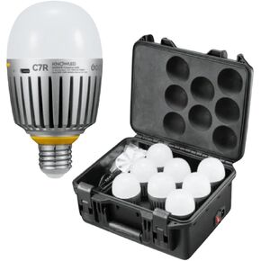 GODOX C7R KNOWLED RGBWW Creative Bulb (8-Light Kit)
