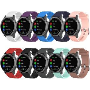 Compatible for Garmin Vivoactive 4, 22mm Width Quick Release Silicone Replacement WatchBand Wristband for Garmin Vivoactive 4/Garmin Venu 2/Samsung Galaxy Watch 3 45mm/Amazfit GTR 2e, Small and Large