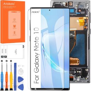 Incell Screen for Samsung Galaxy Note 10 Screen Replacement for Samsung Note10 LCD Screen SM-N970F,SM-N970U Touch Display Digitizer Assembly Repair Parts with Frame(Black No Fingerprint Function)