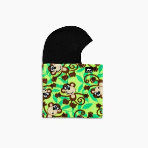 سلحفاة الفراء الاطفال شيلاكلافا لعوب يطبع الصوف الرقبة دفئا خوذة بطانة الشتاء بالاكلافا هود، الأعمار 3-6 in Saudi Arabia